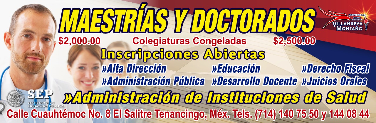 MAESTRIAS Y DOCTORADOS 2021